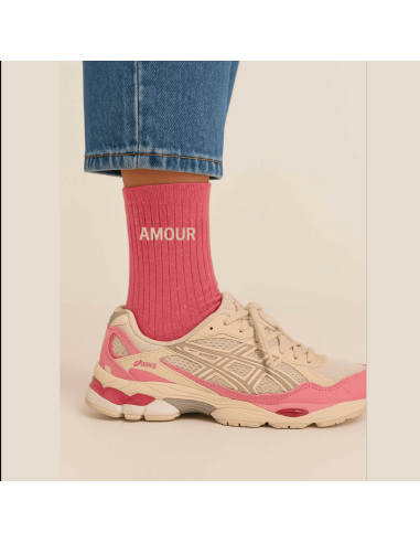 Chaussettes à paillettes Amour