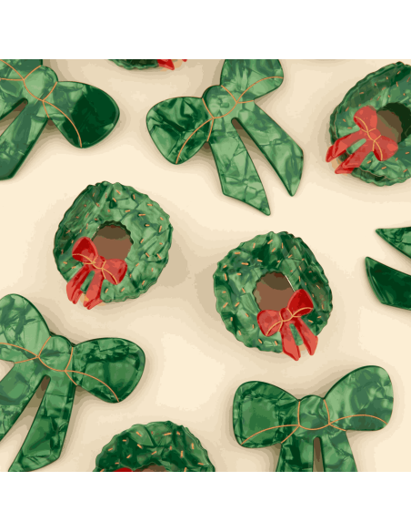 Pince à cheveux Couronne sapin - Coucou Suzette