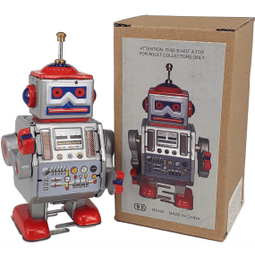 Robot Vintage rouge - Protocol