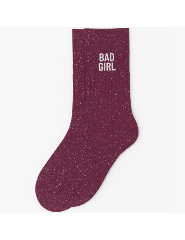 Chaussettes à paillettes Bad Girl