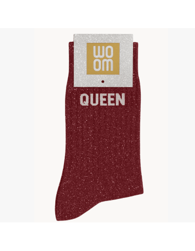 Chaussettes à paillettes Queen