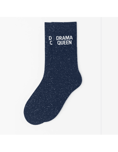 Chaussettes à paillettes Drama Queen Bleu Marine