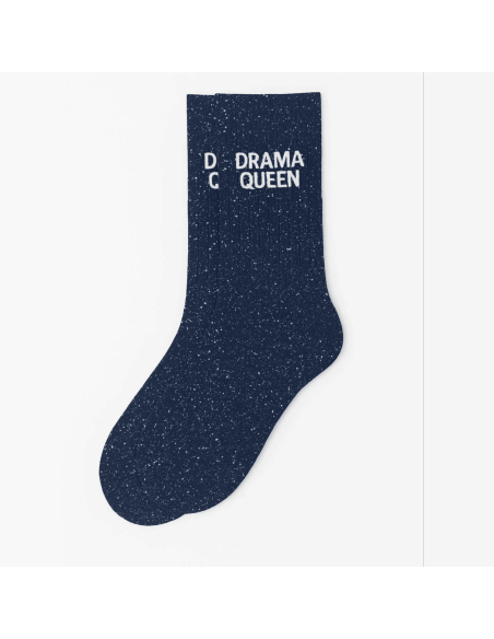 Chaussettes à paillettes Drama Queen Bleu Marine