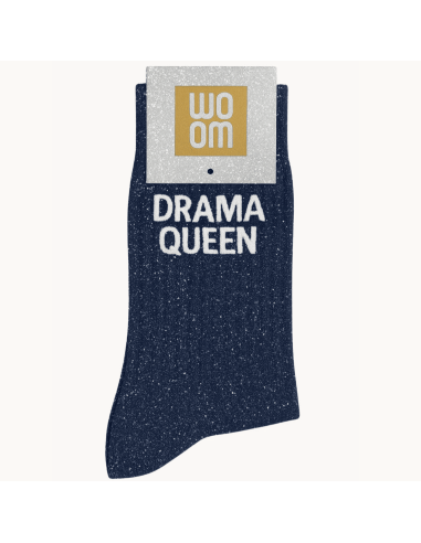 Chaussettes à paillettes Drama Queen Bleu Marine