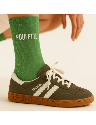 Chaussettes à paillettes Poulette