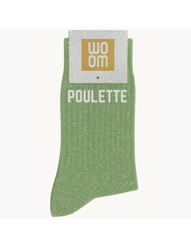 Chaussettes à paillettes Poulette