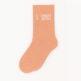 Chaussettes à paillettes Crazy Bitch 2