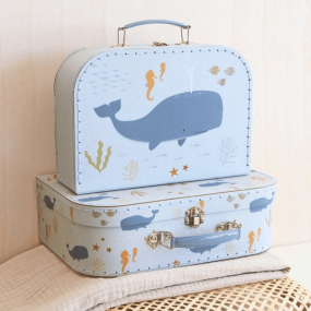 Valise en carton Océan  - A Little Lovely Company 2