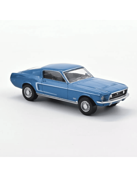 Ford Mustang GT Fastback 1968 Bleu Acapulco - Norev