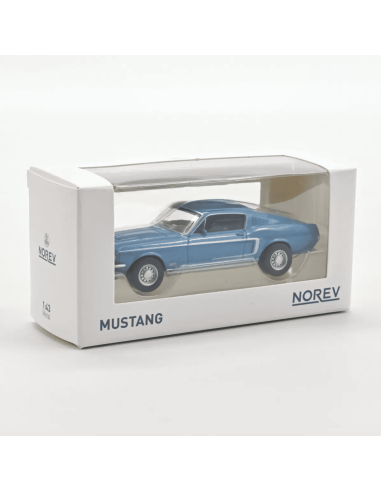 Ford Mustang GT Fastback 1968 Bleu Acapulco -...
