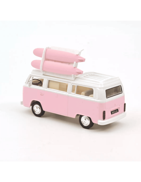 VW Combi T2b Camper Van 1973 Rose - Norev