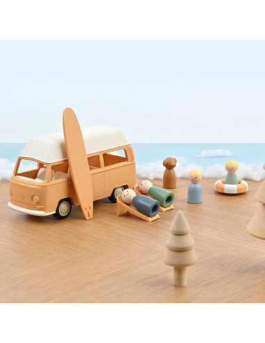 Combi T2 Volkswagen Jaune - Norev