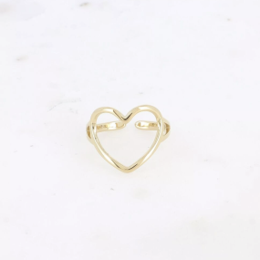 Bague coeur ajouré - Bohm Paris