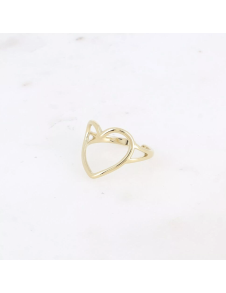 Bague coeur ajouré - Bohm Paris