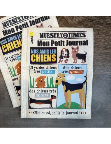 Livre d'éveil à froisser "Nos amis les chiens"...