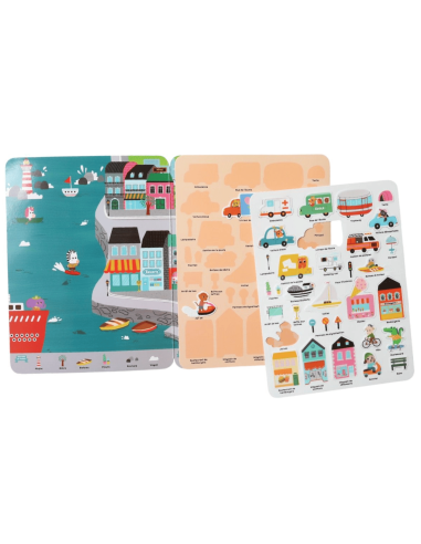 Stickers repositionnables "Animaux en ville"