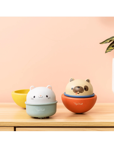 Chat 2-en-1 culbuto et à friction - Tiger Tribe