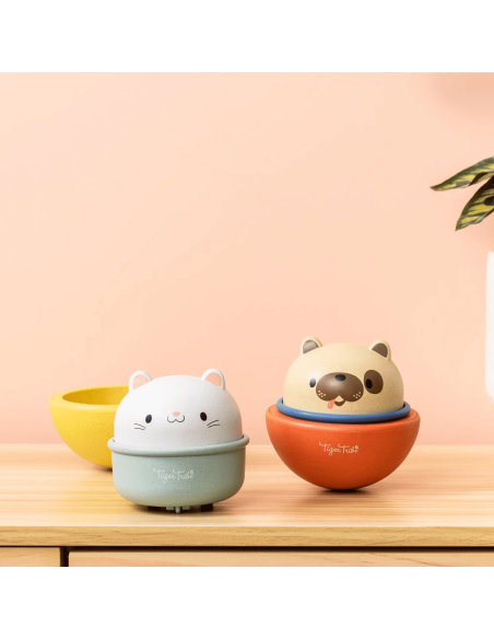 Chat 2-en-1 culbuto et à friction - Tiger Tribe