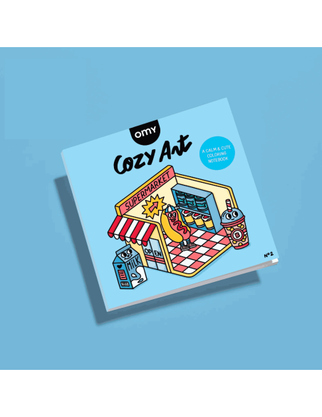 Coloriage Cosy Art Super Market - OMY