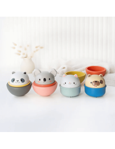 Panda 2-en-1 culbuto et à friction - Tiger Tribe