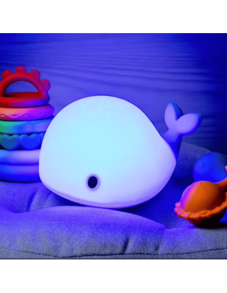 Projecteur de lumière baleine Wilda Bleue - Little L