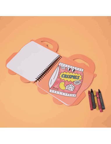 Super cahier de coloriages et stickers Yummy - Omy