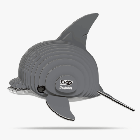 Eugy puzzle Dauphin 3D en carton 2
