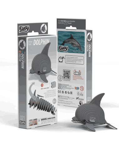 Eugy puzzle Dauphin 3D en carton