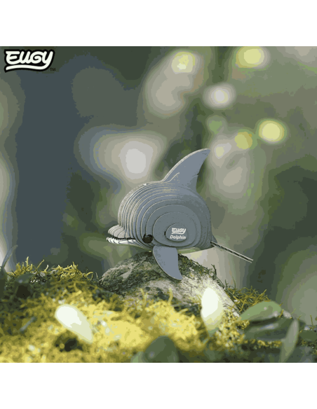 Eugy puzzle Dauphin 3D en carton