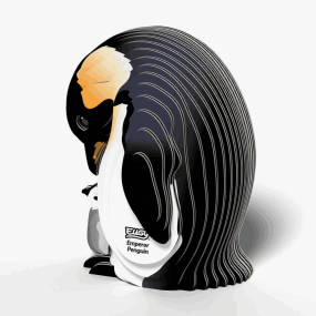 Eugy puzzle Manchot  3D en carton 2