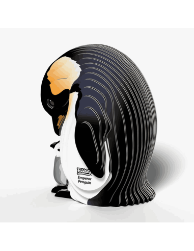 Eugy puzzle Manchot  3D en carton