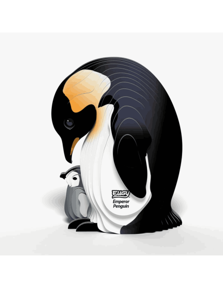 Eugy puzzle Manchot  3D en carton