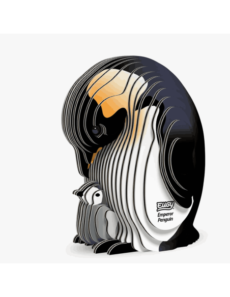 Eugy puzzle Manchot  3D en carton