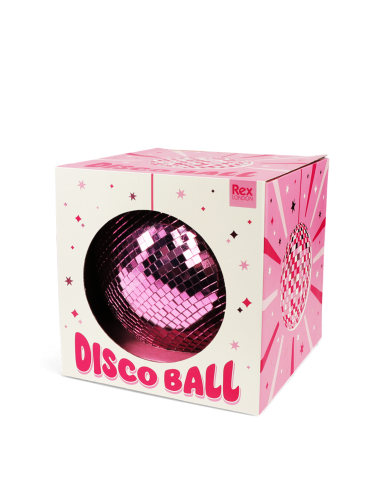 Boule disco Rose 15 cm - Rex