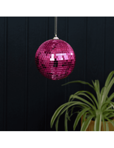 Boule disco Rose 10 cm - Rex