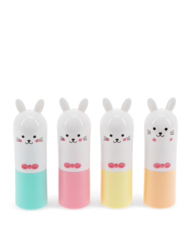 Set de 4 Mini Surligneurs Lapin - Rex