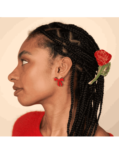 Pince à cheveux Rose - Coucou Suzette