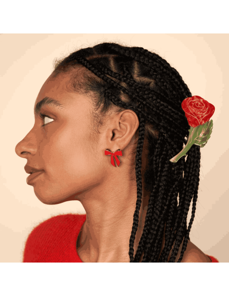 Pince à cheveux Rose - Coucou Suzette