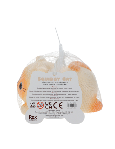 Squishy anti-stress chat couché - Rex London