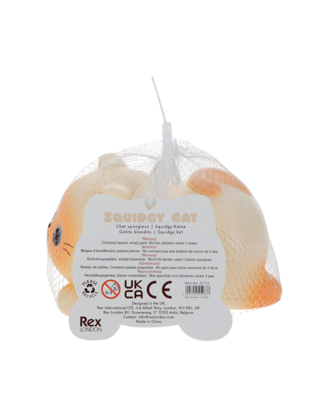 Squishy anti-stress chat couché - Rex London