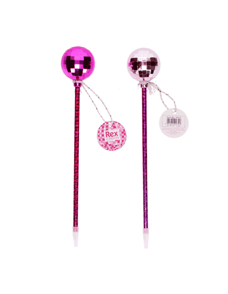 Stylo boule à facettes rose - Rex London