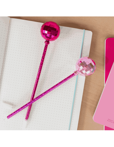 Stylo boule à facettes rose - Rex London