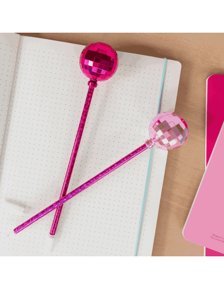 Stylo boule à facettes rose - Rex London