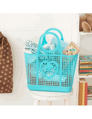 Panier shopping bleu - Rex London