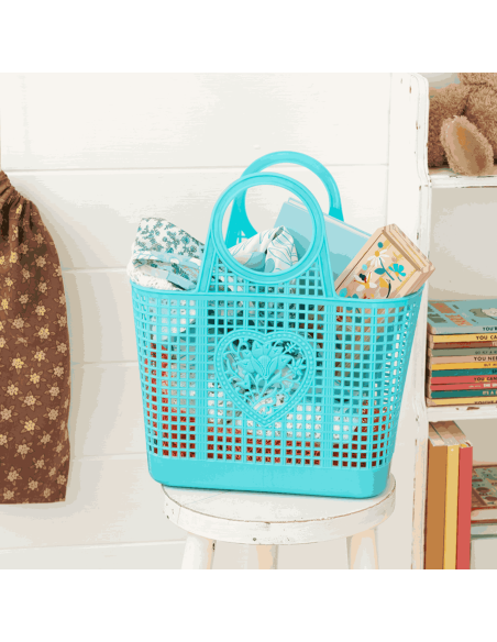 Panier shopping bleu - Rex London