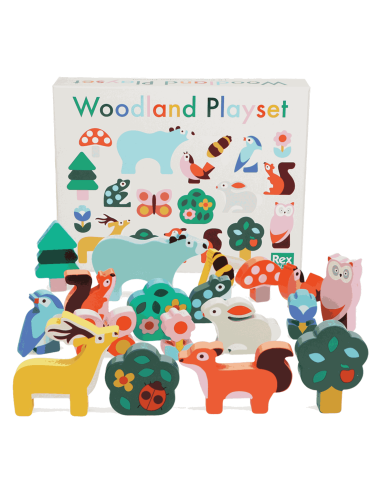 Animaux en bois  à empiler - Rex