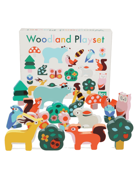 Animaux en bois  à empiler - Rex