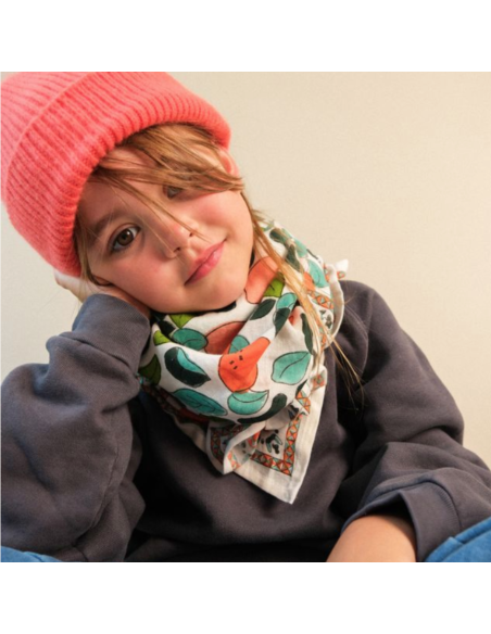 Foulard Pomelo Green - Maison Augustin