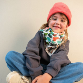 Foulard Pomelo Green - Maison Augustin 2