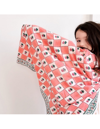 Foulard Flo Pink - Maison Augustin